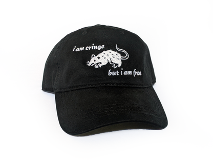 i am cringe, but i am free hat