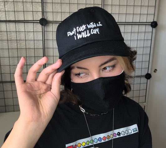 don't fuck with me | embroidered twill hat