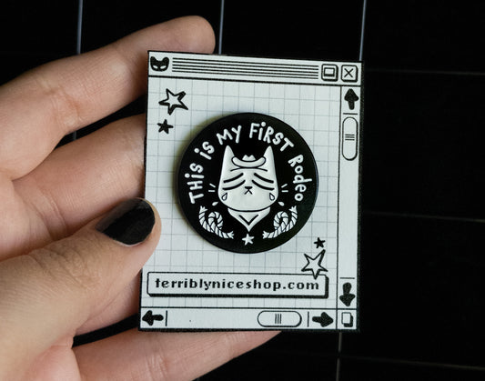 my first rodeo pin