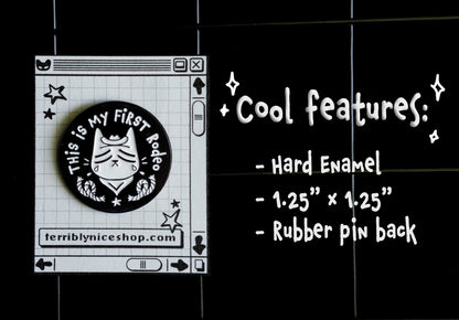 my first rodeo pin