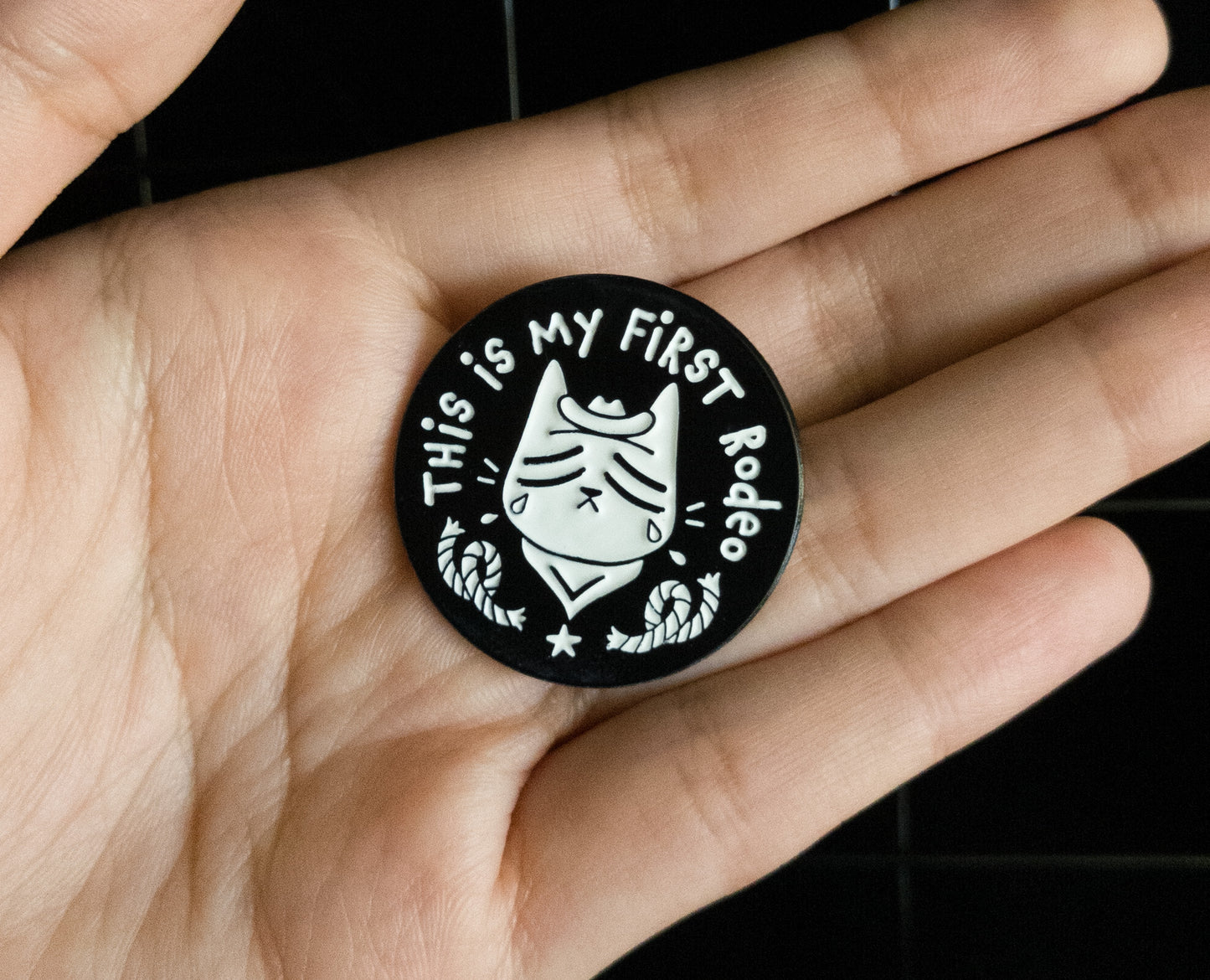 my first rodeo pin