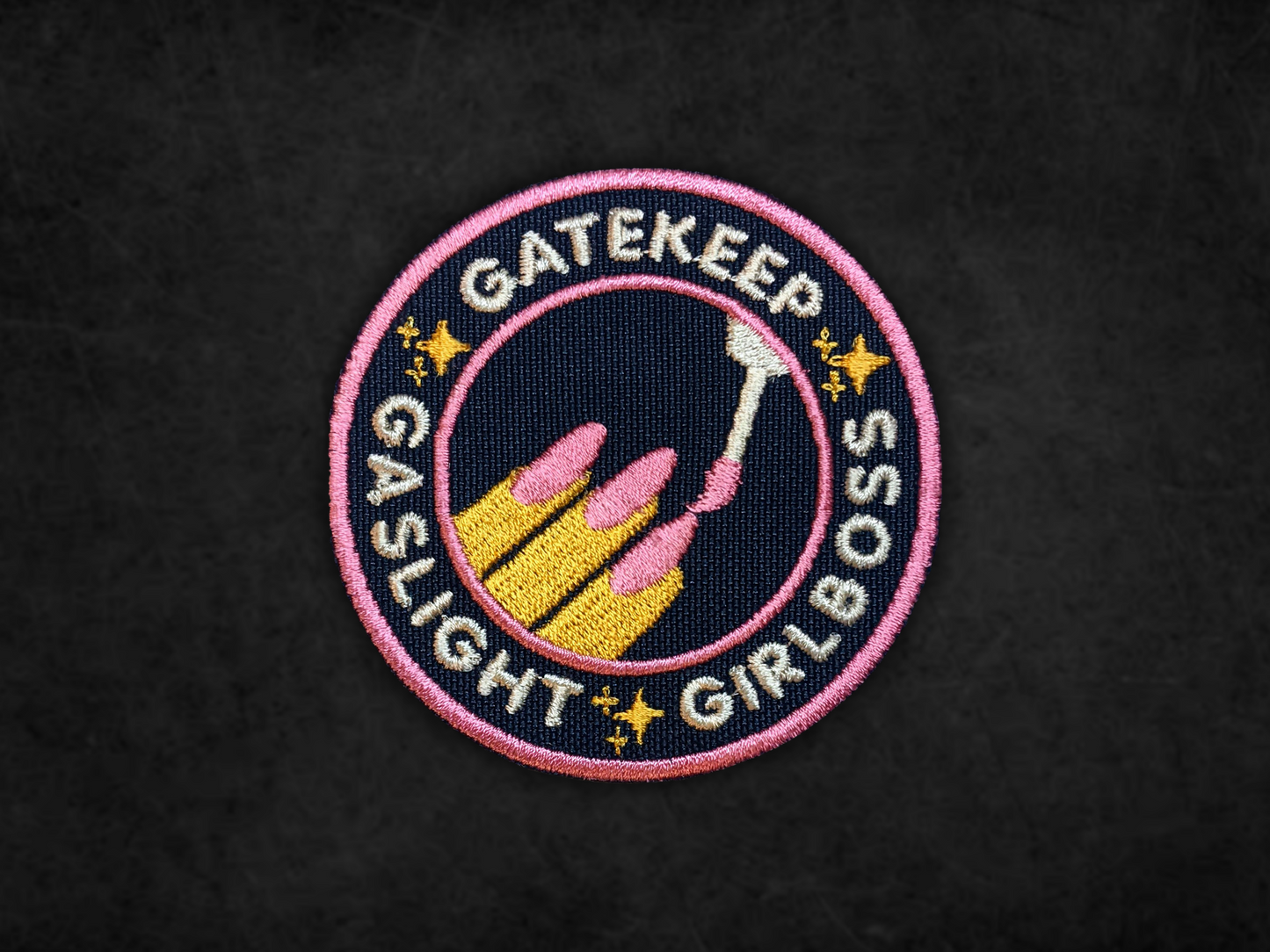 gaslight gatekeep girlboss patch